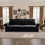 Canapé Chesterfield, très grand canapé-lit, canapé-lit convertible en velours 3 en 1 avec garniture cloutée et accoudoirs roulés, canapé-lit multifonctionnel-1898789735