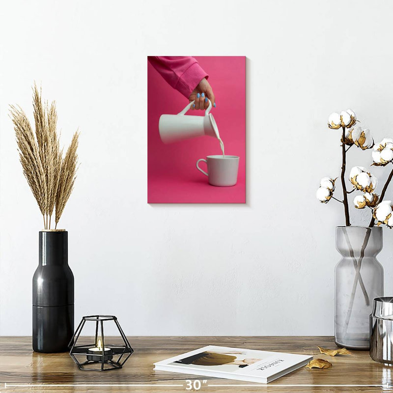 Yarlin Pouring Milk, 12" H x 8" W