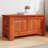 Ophelia & Co. Storage Chest With Lid Brown And White Solid Wood Acacia-1095356032