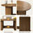 Oval Fluted Coffee Table