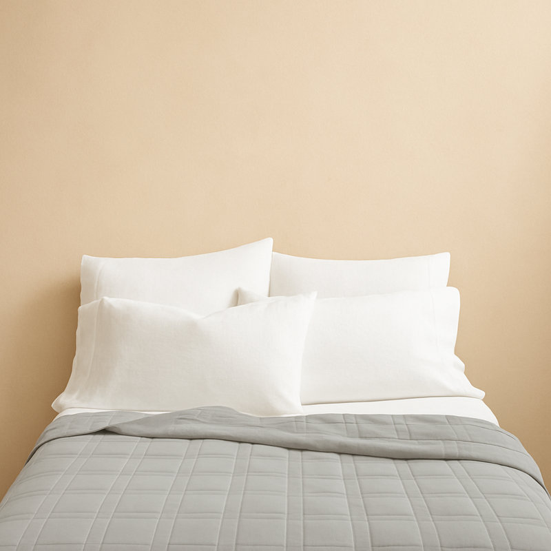Couverture lestée en coton Baloo Living, Jeté, Sauge argentée