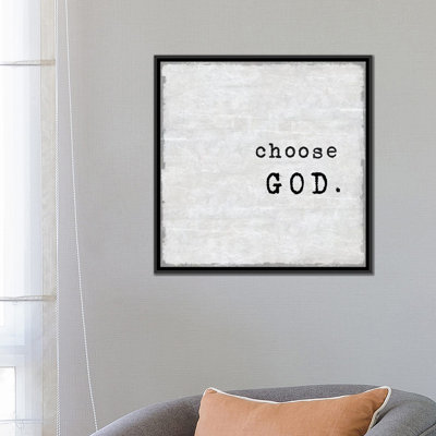 «Select God» par Jamie MacDowell, reproduction d'art textuel sur toile