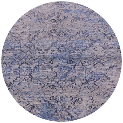 Tapis bleu / gris Husse