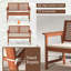 Banc de jardin en bois Nedaa