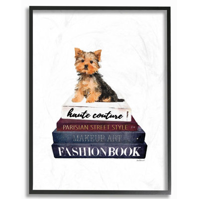 « mode designer pet dog bookstack », impression