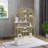 Nariya 5 Tiers Steel Round Office Bookcase,High-quality MDF Board Bookshelf with Open Display Shelf and 2 Drawers