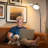 Flagstaff 67.72'' Rust LED Traditional Floor Lamp