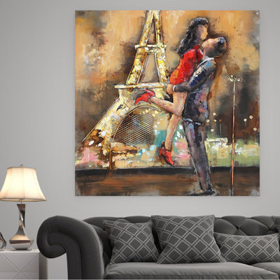 «Lovers Couple», Tour Eiffel, Paris, France