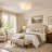 Aurevane 3-Light Dimmable Pleated Fabric Flush Mount Ceiling Light