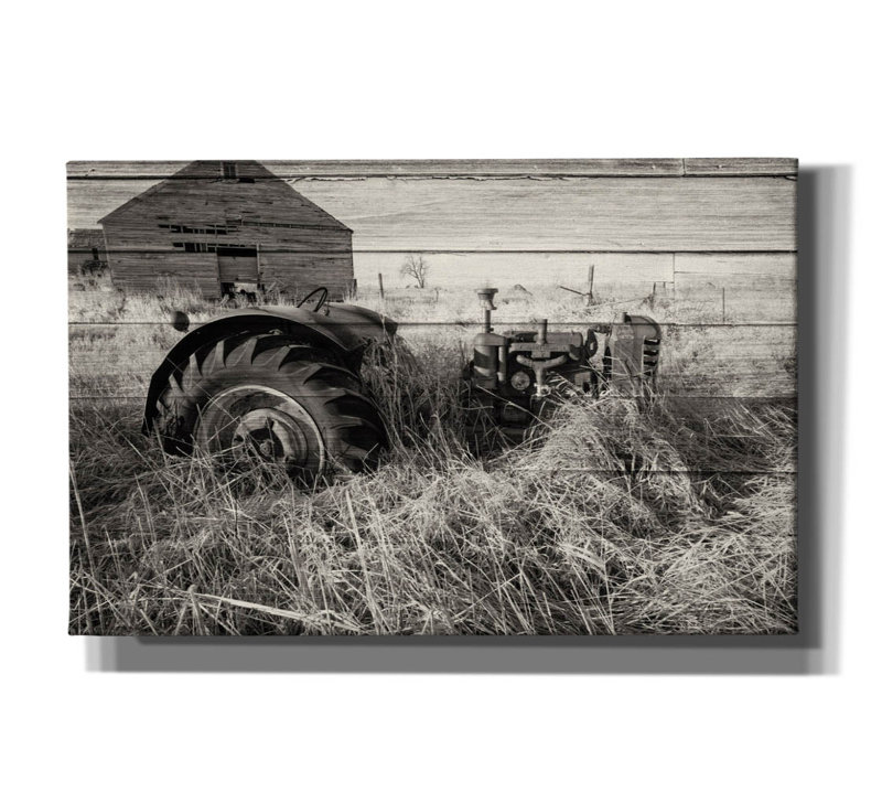 «Lost Farmstead On The Prairie 029» par Gordon Semmens, H 26 po x l 40 po x P 1,5 po