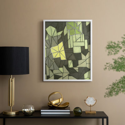 Cubic Prism I, reproduction encadrée - bois massif
