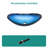 Bathroom Tempered Glass Sink, Vessel Sink With Pop-Up Drain For Bathroom