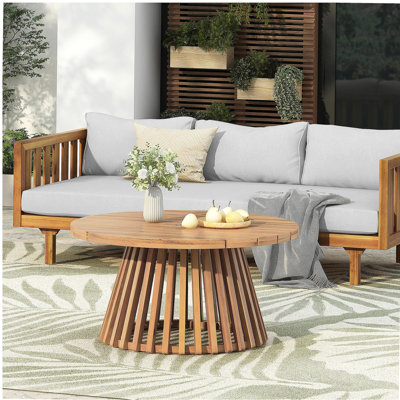 PATIO FURNITRE SETS : CLAREMONT 3 SEATER DAYBED + ACACIA WOOD TABLE