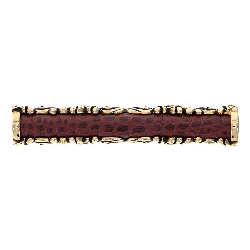 Liscio Bar / Handle Pull, Antique Gold, Flat Black