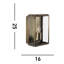 Caden 25cm H Outdoor Flush Mount-7081660