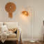 Ensemble de 2 lampes sur pied en rotin arqué et arqué Aarzo (ensemble de 2)-116572839