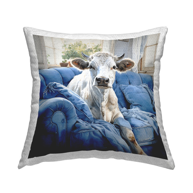 Housse de coussin en polyester pour l'intérieur / extérieur Ryley Gray