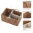 Large  Diaper Caddy Organizer, Paper Rope Storage Baskets Nursery Bin With Removable Divider, Portable Car Organizer For Diapers, Baby Shower Gifts, Newborn Essentials Must Haves-1447961229