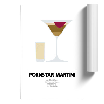 Pornstar Martini - Frameless Print