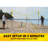 CROSSNET Plastic Volleyball with Carrying Case