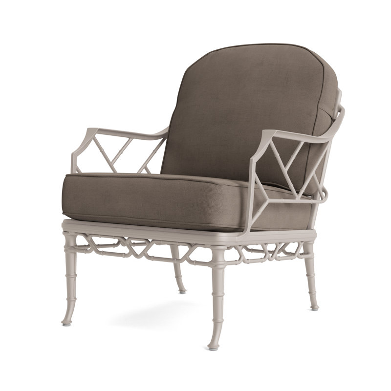 Calcutta Outdoor Lounge Chair, Fusion Charcoal, Dove Smooth