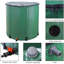 Collecteur d'eau 200 gallons pliable vert