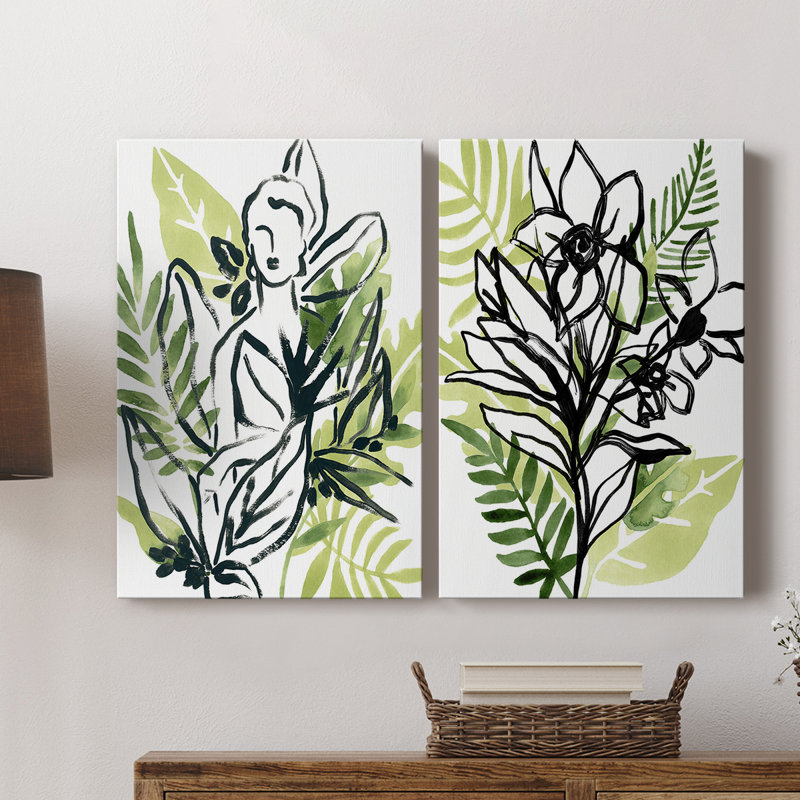 Toile tendue tropicale I-Premium Gallery, H 18 po x l 24 po