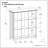 Acadian 44"W Solid Wood 9 Cube Storage Bookcase with Fixed Shelves-1057527808