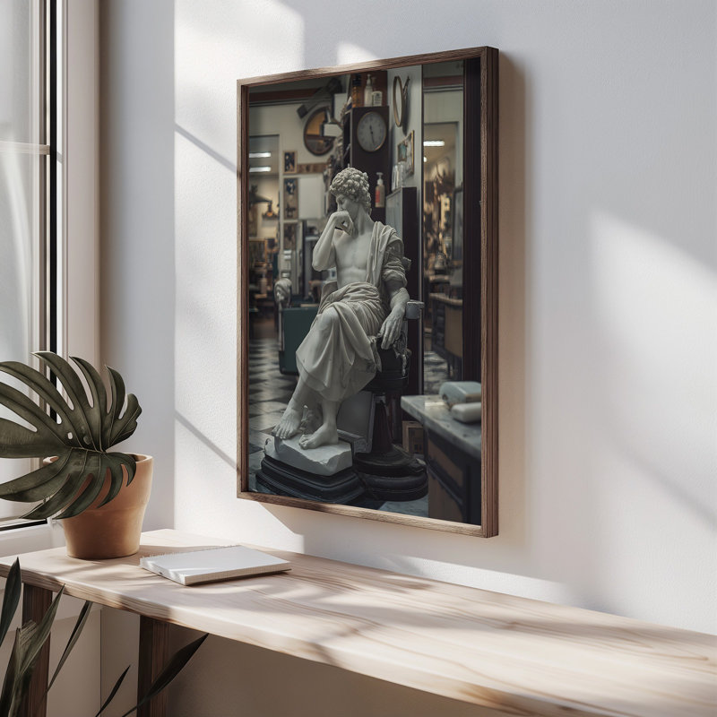 Elegant Decorative Framed MDF Painting, 19.7 x 27.6 x 0.1 inches | 100% MDF with 3 mm Thickness, 100% Spruce Frame | UV Printed Artwork Perfect for Living Room, Bedroom & Office Decor, Stylish & Durable Design