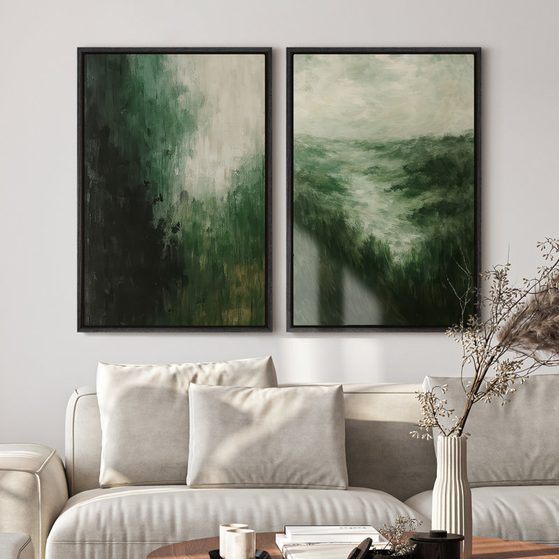 Art mural encadré sur toile, Noir, H 24 po x l 16 po