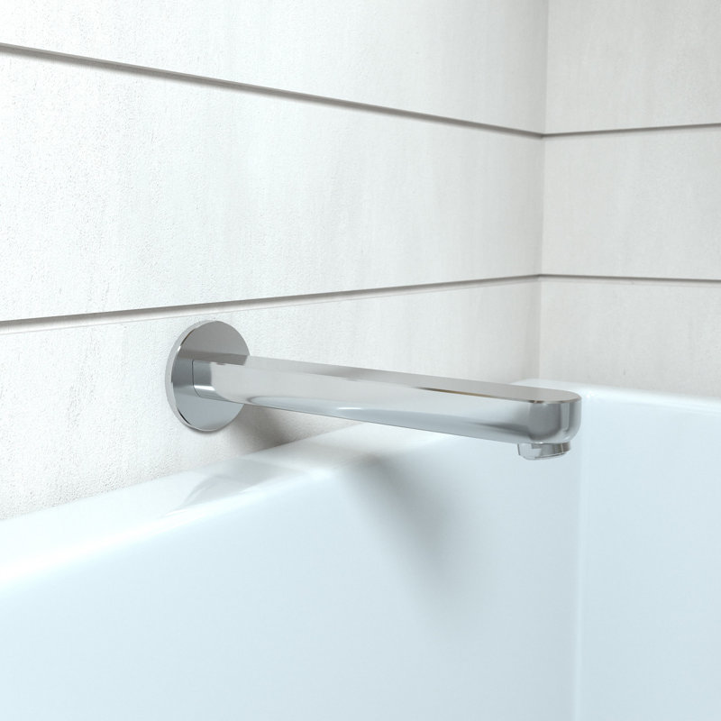 Metris S Wall Mounted Tub Spout Trim, Chrome