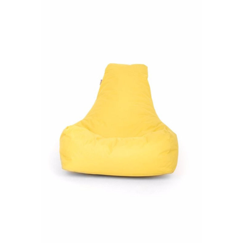 Fauteuil à billes, Polyester jaune