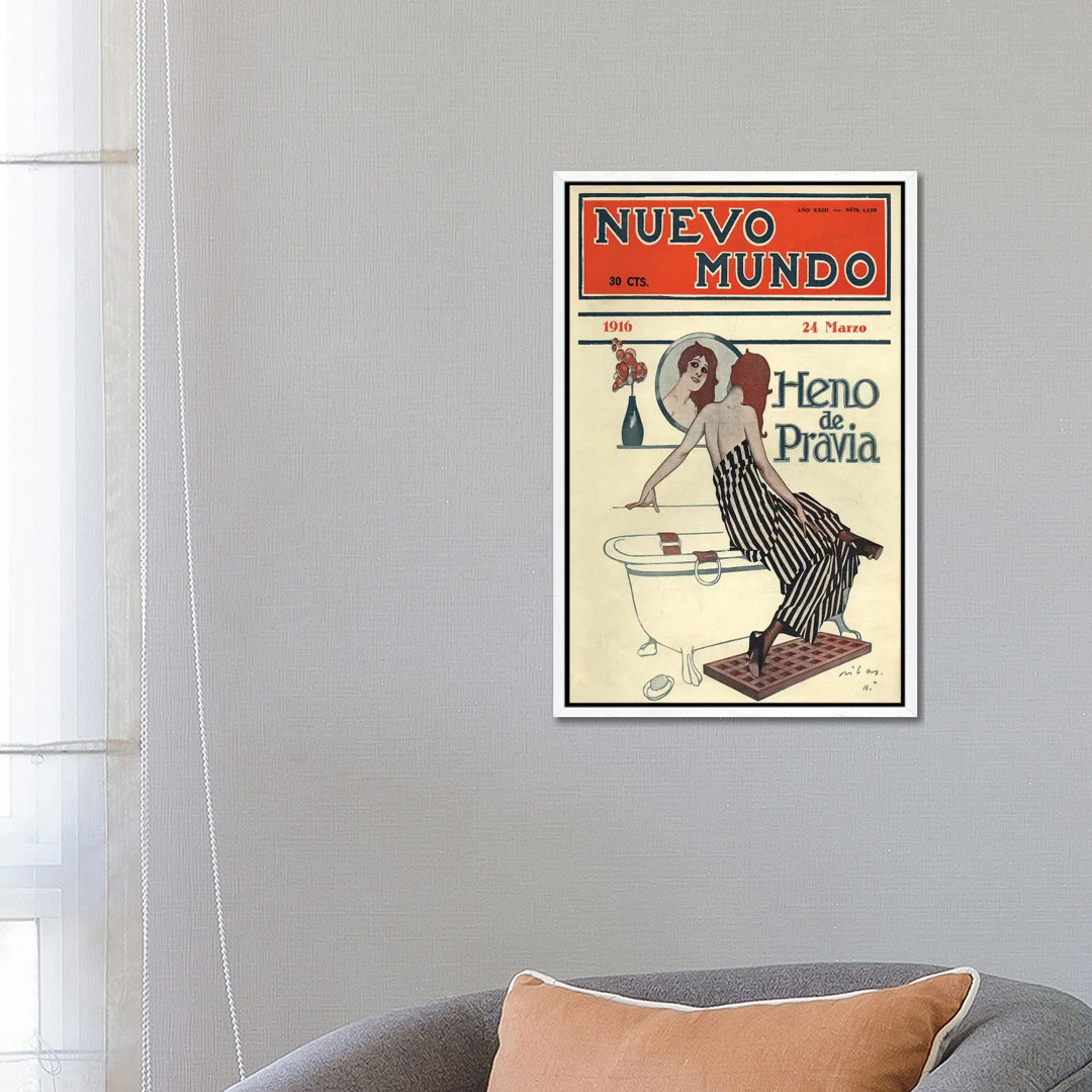 1916 Nuevo Mundo Magazine Cover by The Advertising Archives - Gallery-Wrapped Canvas Giclée