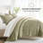 7-Piece Reversible Bedding Bundle - Solid Comforter and Patterned Sheet Set-99311803-99311807