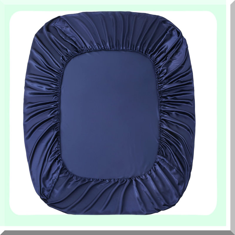 Luxury Silky Fitted Sheet ONLY - Deep Pockets, Breathable Bedding - Soft Microfiber Fabric, Wrinkle Resistant - Hotel Quality Sheets