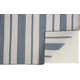 Perci Striped Handmade Navy Area Rug