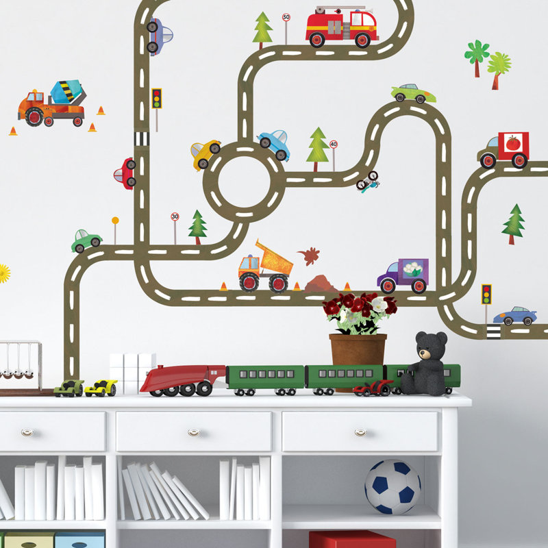 Road Network Wall Sticker Set