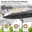 Parasol de table double 13 pieds avec manivelle 13 pi-106645406