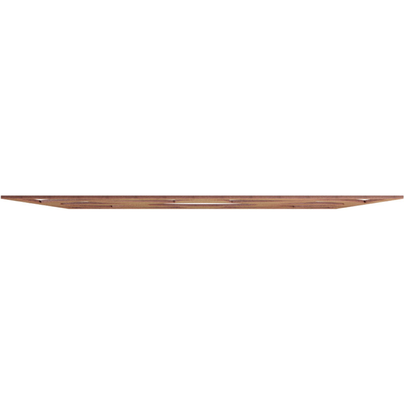Médaillon de plafond en bois Blume, H 32 po x l 32 po x P 0,25 po, Noyer