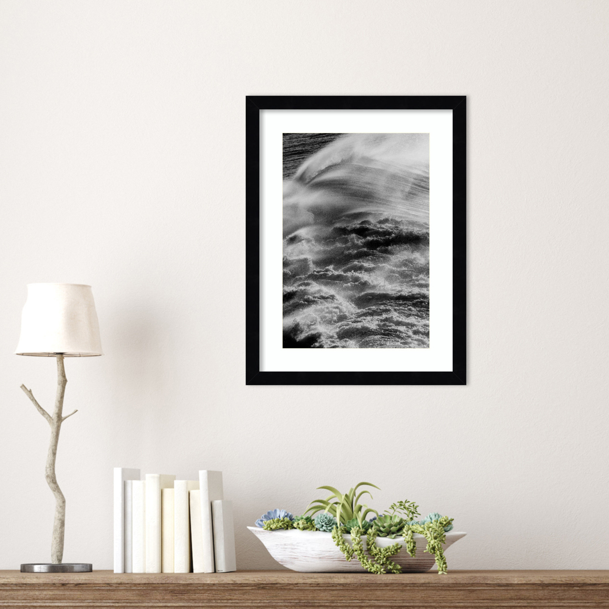 Sea Offerings by Shot by Clint Wood Framed Wall Art Print, Black, 17" H x 13" W