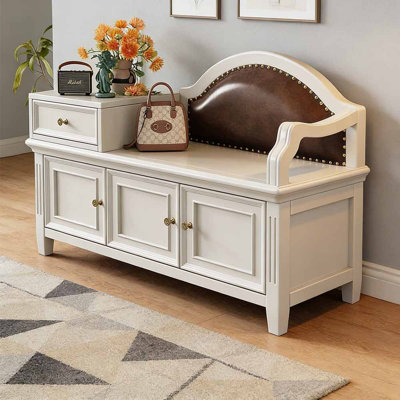 American style retro Shoe Storage Bench