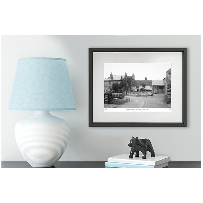 Broughton, The Village C1955 - Single Picture Frame Print, 45cm H x 60cm W x 2.3cm D