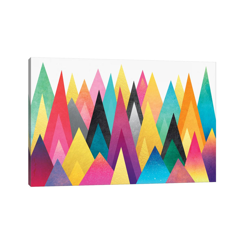 Dreamy Peaks by Elisabeth Fredriksson - Wrapped Canvas Print, 152.5 cm H x 101.5 cm W