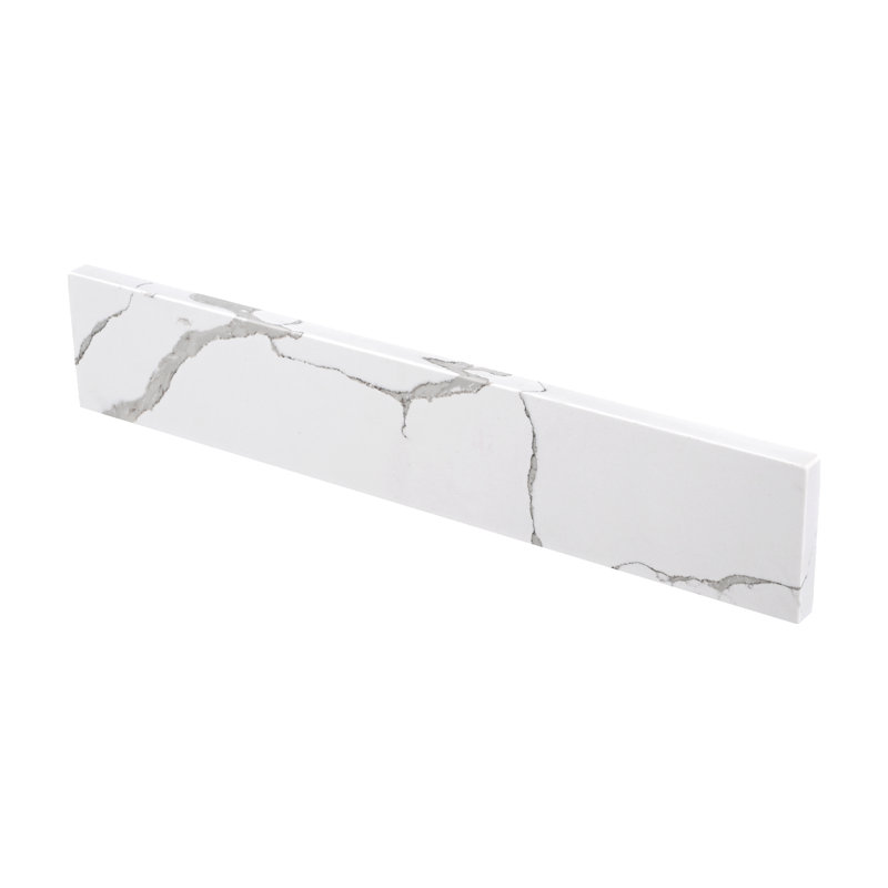 21.25" Wide Quartz Stone Side Splash For Vanity Sink Top