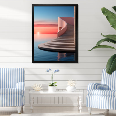 " Sunset Coastal Architecture Serenity II "