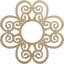 Cohen Wood Fretwork Pierced Ceiling Medallion-63411984-63411964
