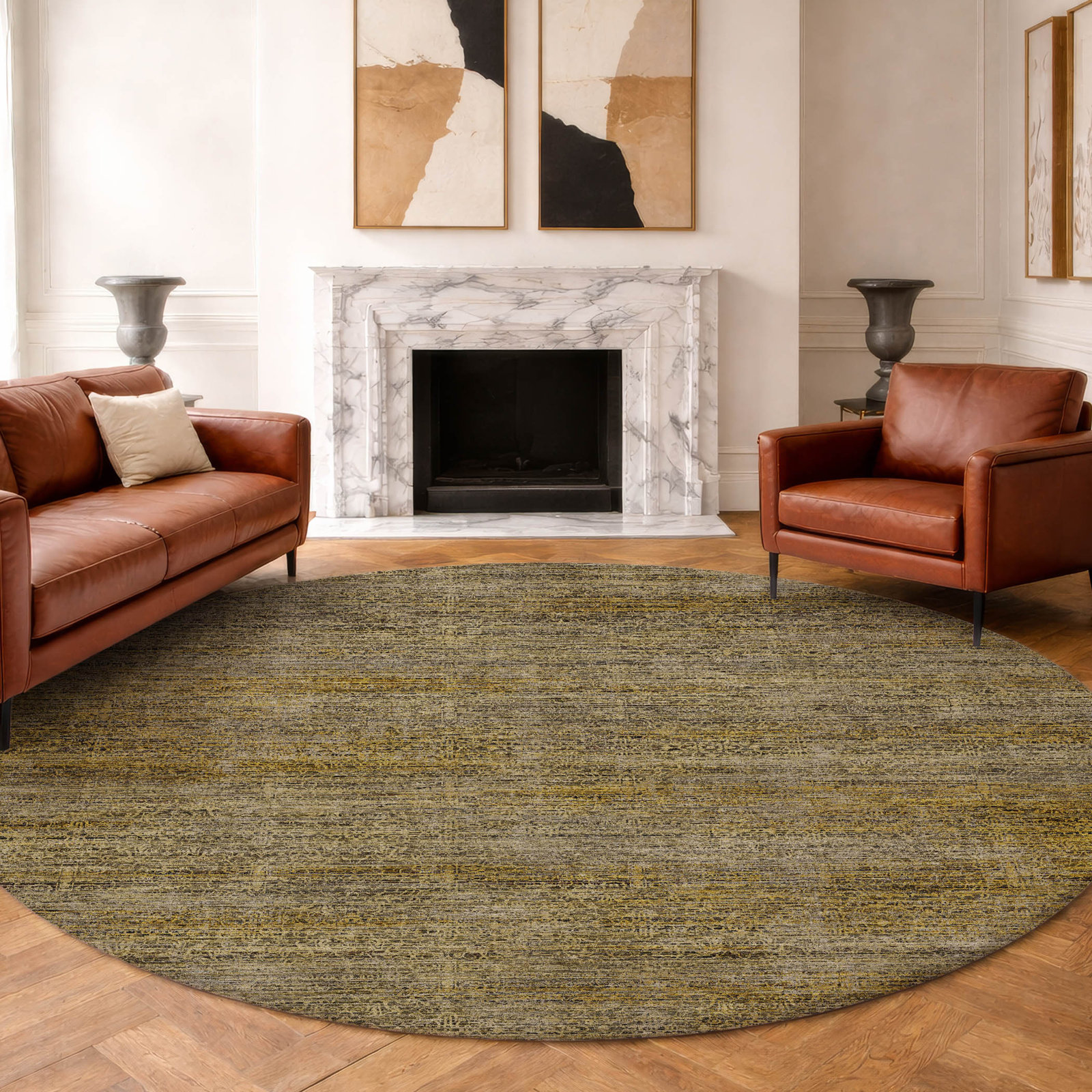 Rug, Gold, 8' Round