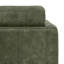 Chaise avec accoudoirs rembourrée de style moderne Mid-Century de 42 po Morrison-110809740