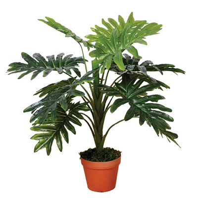 Boden-Kunstpflanze Philodendron im Topf