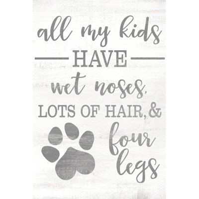 All My Kids - Wrapped Canvas Print